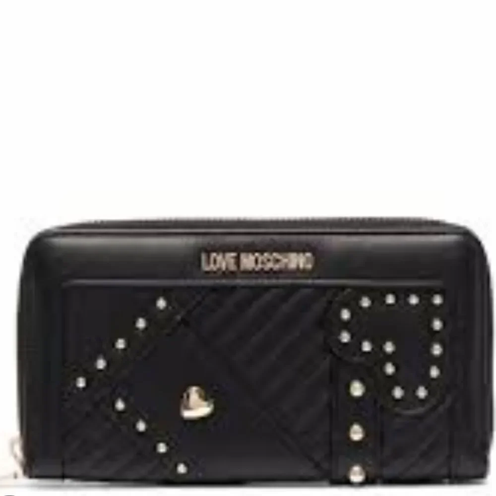 Love Moschino‎ Logo Heart Zip Around Wallet